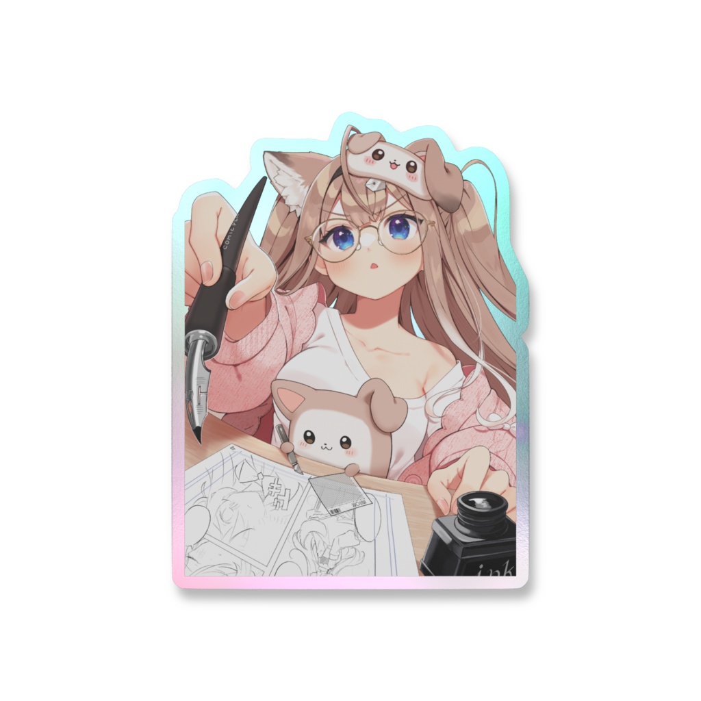 【2026年四ノ宮しの生誕祭】漫画家パロディスマホステッカー