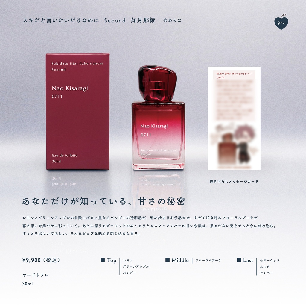 【受注販売】香水(全2種)【スキだと言いたいだけなのに Second】