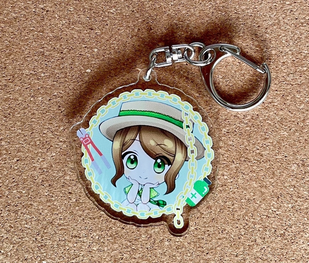 るなのはこにわロゴ アクリルキーホルダー