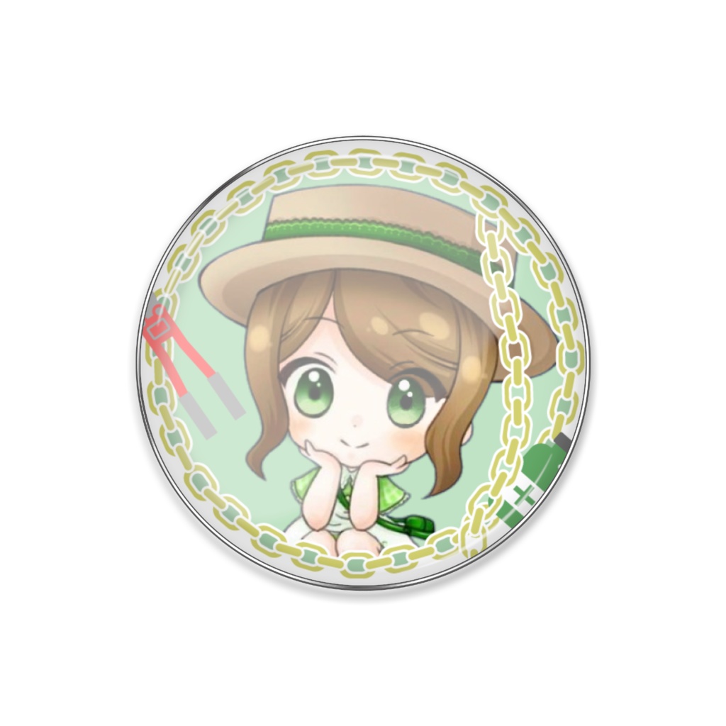 るなのはこにわオリジナルピンバッジ