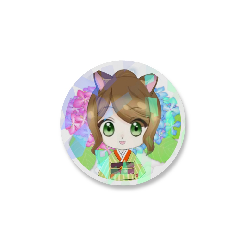 るなのはこにわ ホログラムスマホステッカー