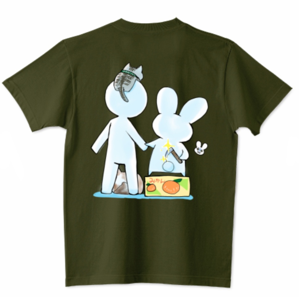 うなあちTシャツ/アーミーグリーン