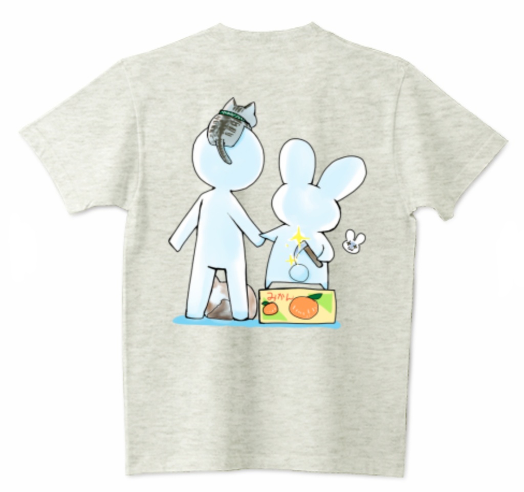 うなあちTシャツ/アッシュ