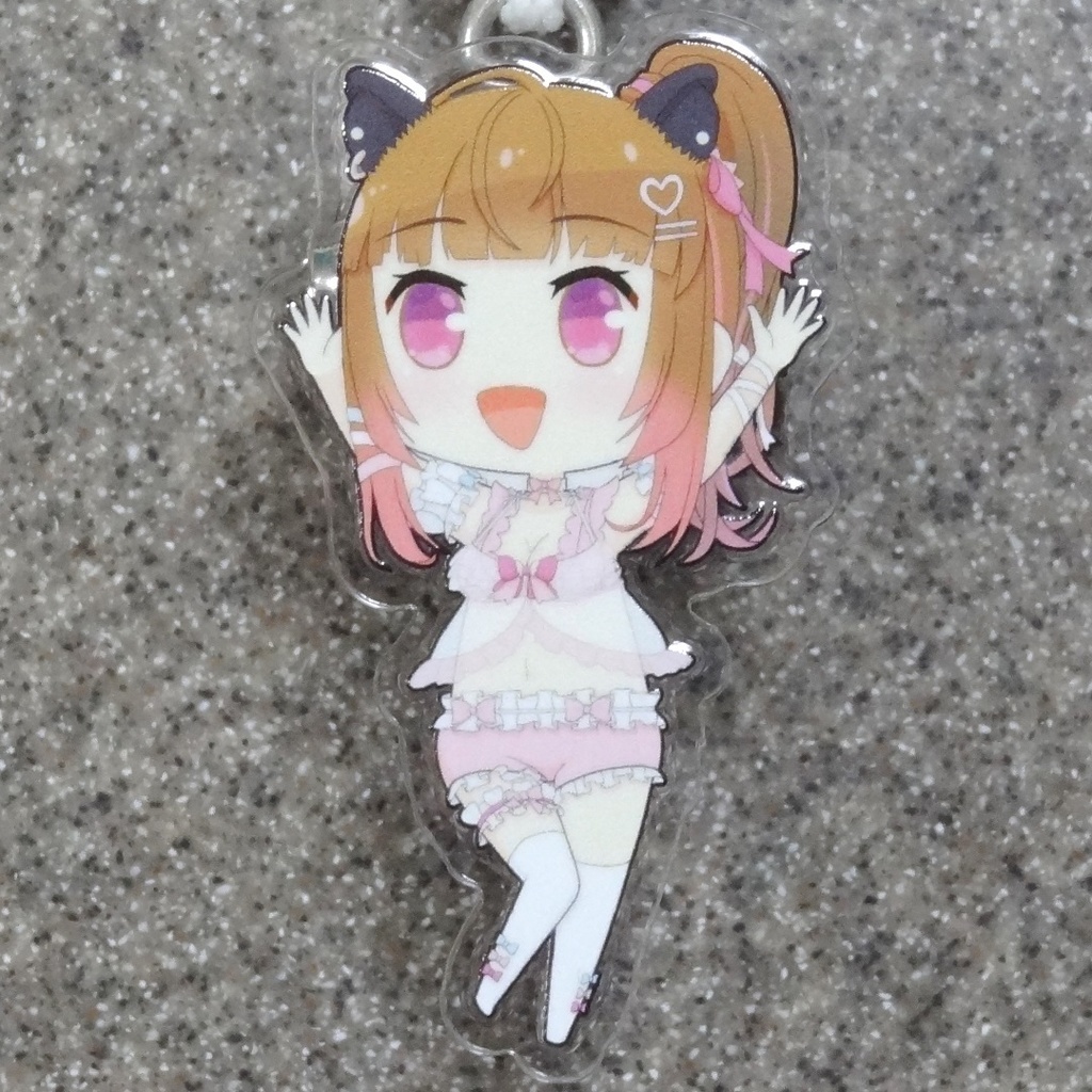 【非公式】柚原いづみ てぇてぇタッセル用アクリルチャーム