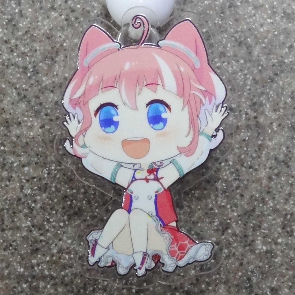 【非公式】季咲あんこ てぇてぇタッセル用アクリルチャーム