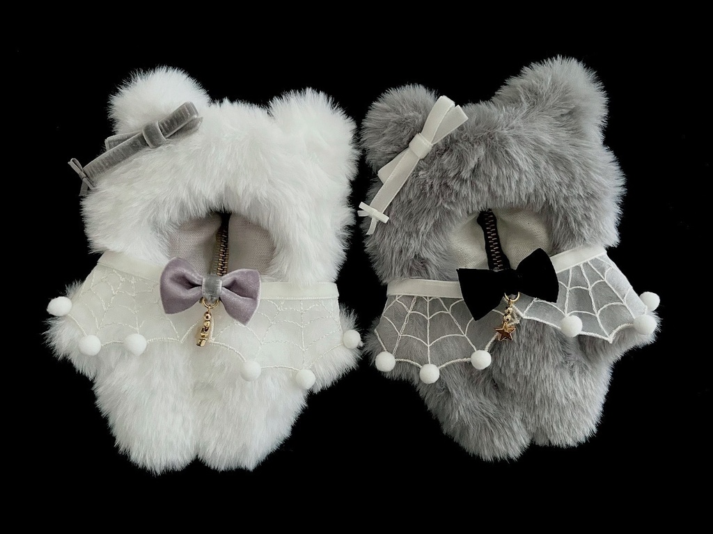 【ぬい服】 ⚫︎ 𝗠𝗼𝗻𝗼𝘁𝗼𝗻𝗲 𝗕𝗲𝗮𝗿 ⚫︎おめかし𝗿𝗶𝗯𝗯𝗼𝗻୨୧ ⚫︎