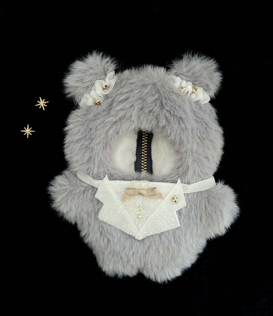 【ぬい服】夜空のパーティースーツ&夜空のシュシュ(ホリデーシーズンver.)