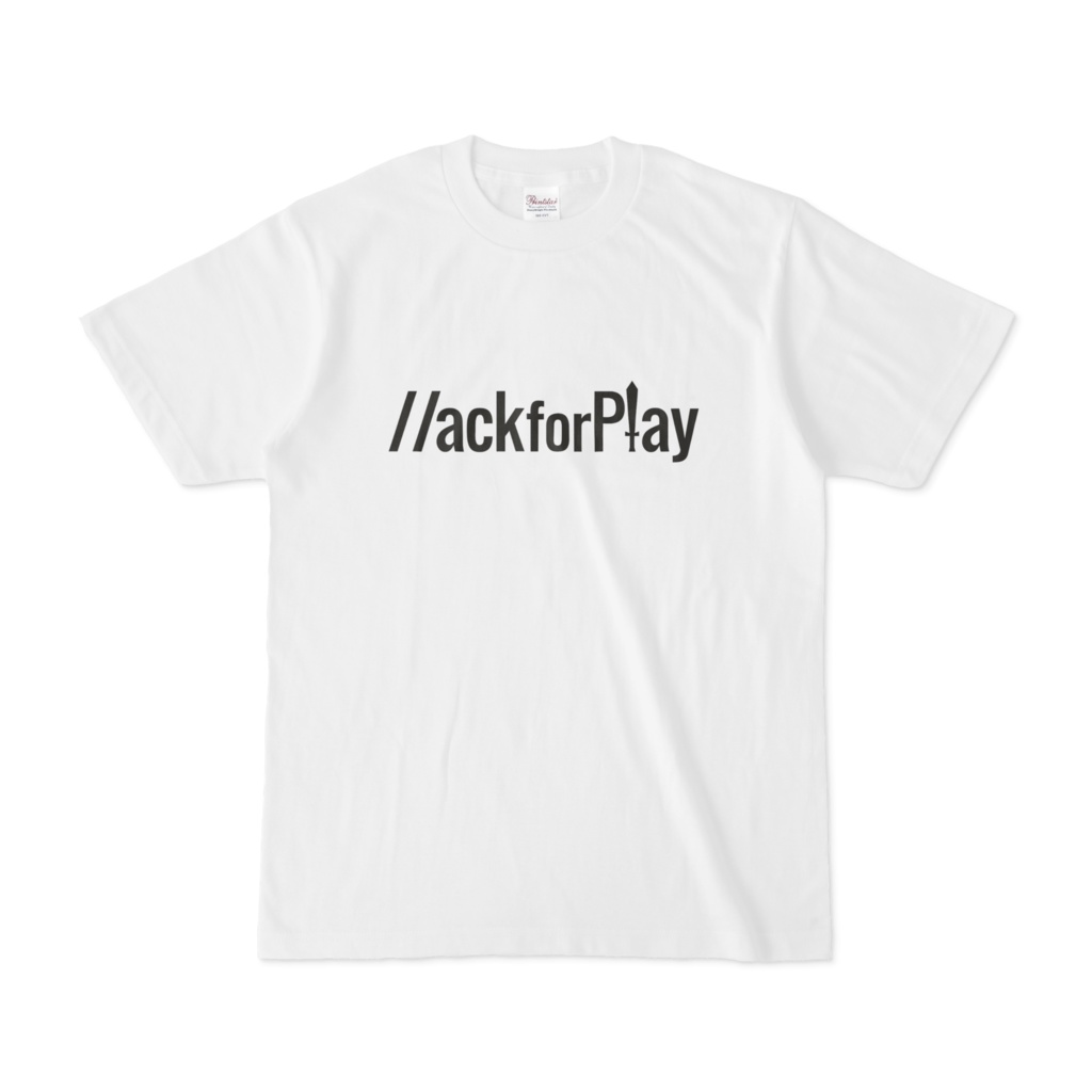 開発者も着ているシンプルなロゴ T シャツ