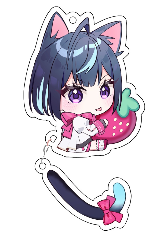 しっぽゆらゆらアクキー【エス】