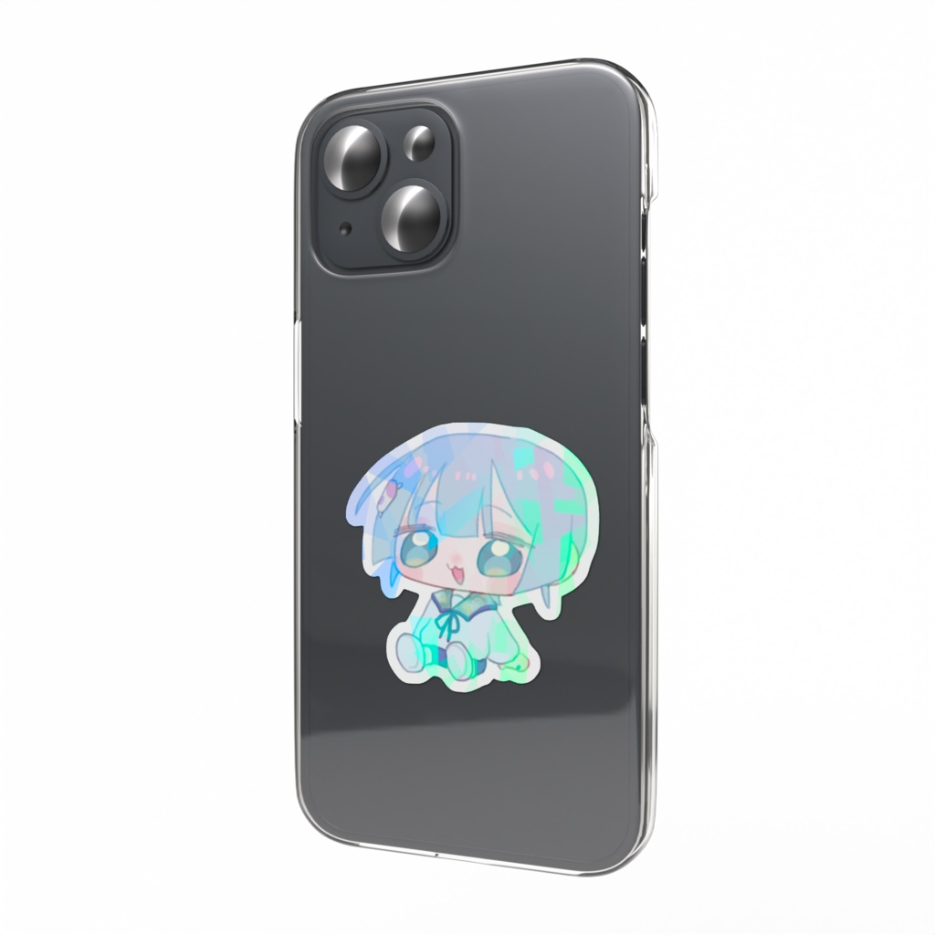 ちょこんもぅもぅのキラキラステッカー