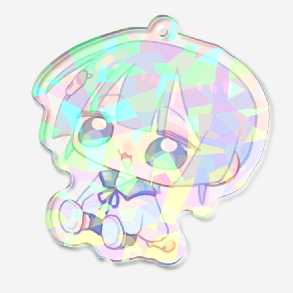 ちょこんもぅもぅのキラキラアクキー◝✩