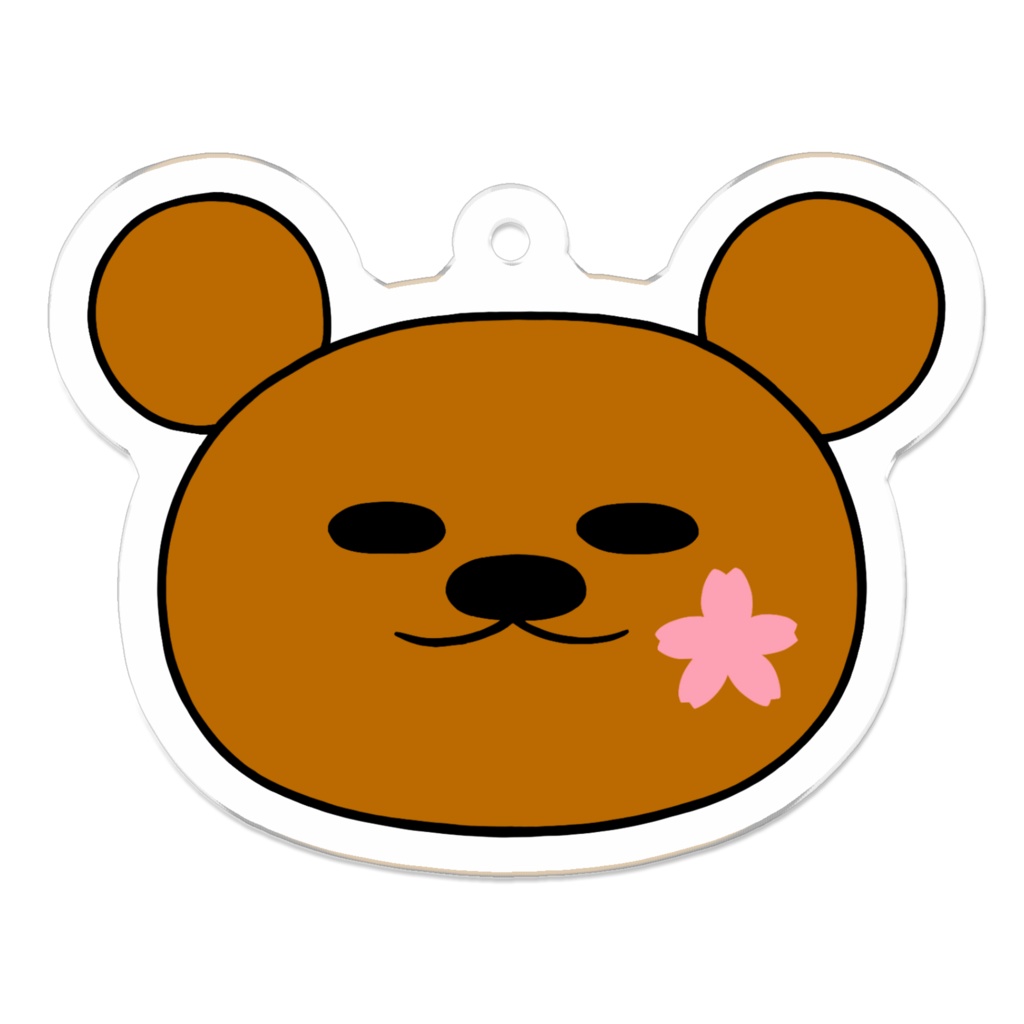 くまろうのアクリルキーホルダー