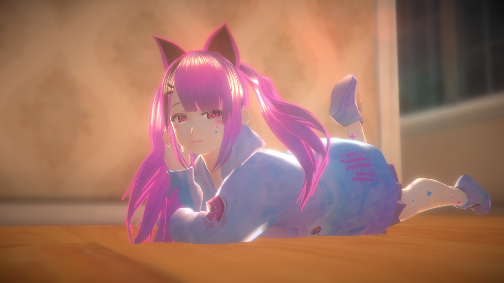 【Vroid】いおちゃん 病みカワイイver.(UnityPackage版)