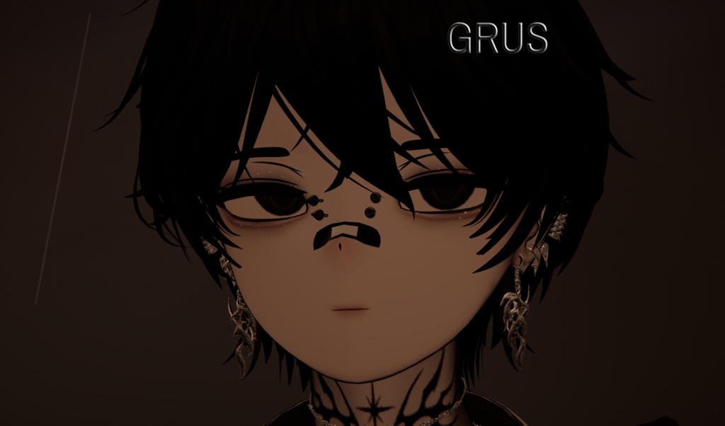 「狛乃/用」 Komano & Grus Eye + Lip Makeup