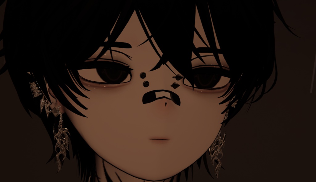 「狛乃/用」 Komano & Grus Eye + Lip Makeup