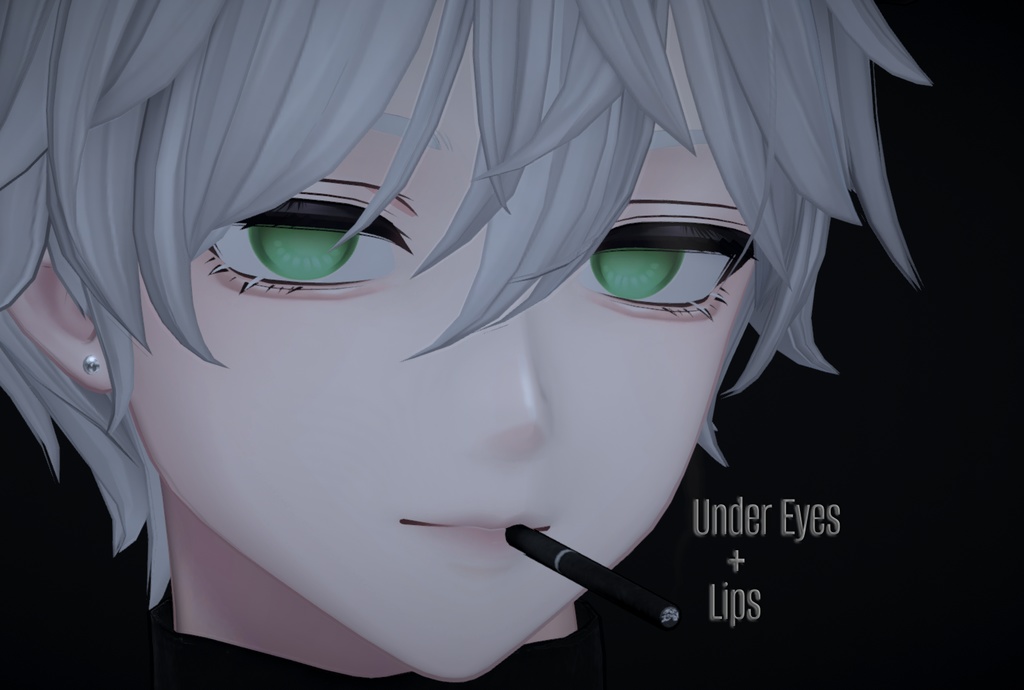 「狛乃/用」 Komano & Grus Eye + Lip Makeup