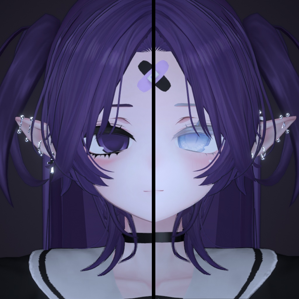 「しお」 Sio Spiked Makeup + Eyes