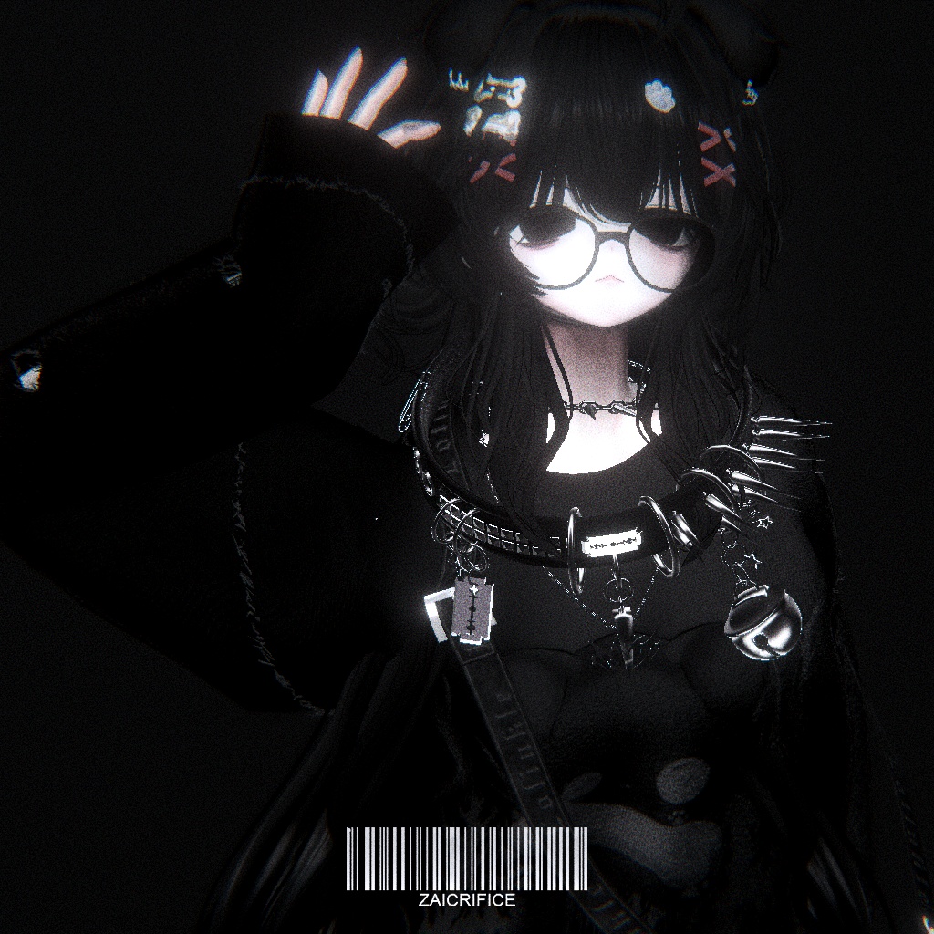 「複数アバター対応」 Oversized Collar & Neck Accessories