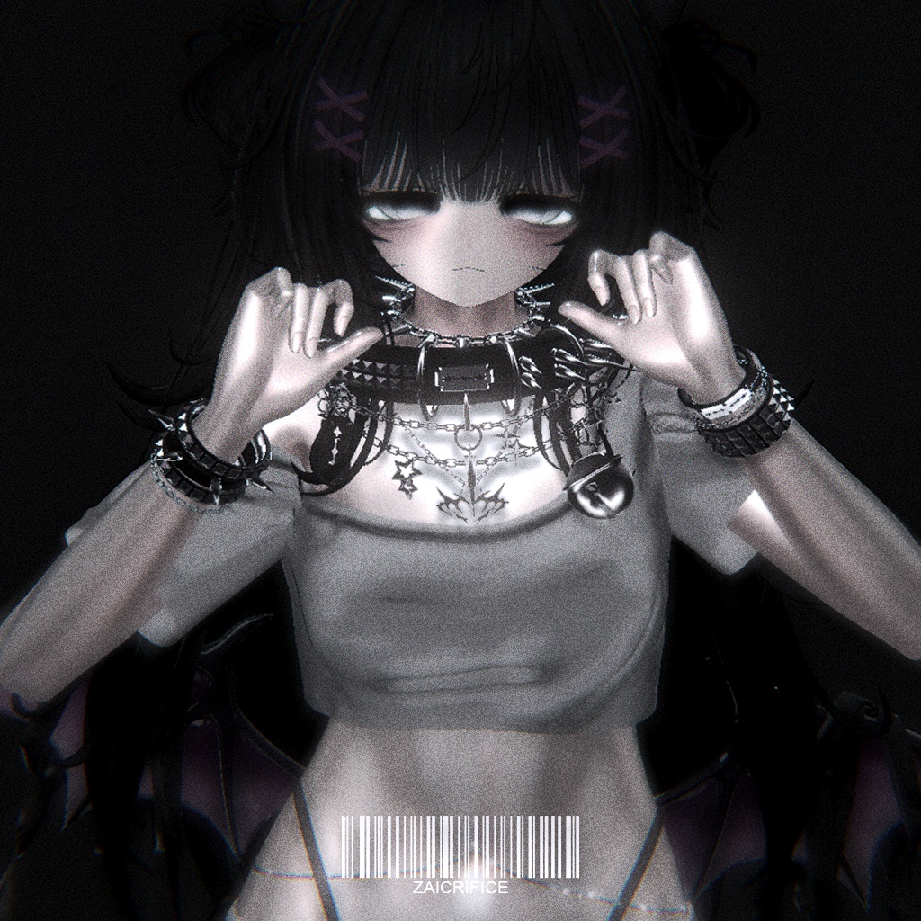 「複数アバター対応」 Oversized Collar & Neck Accessories