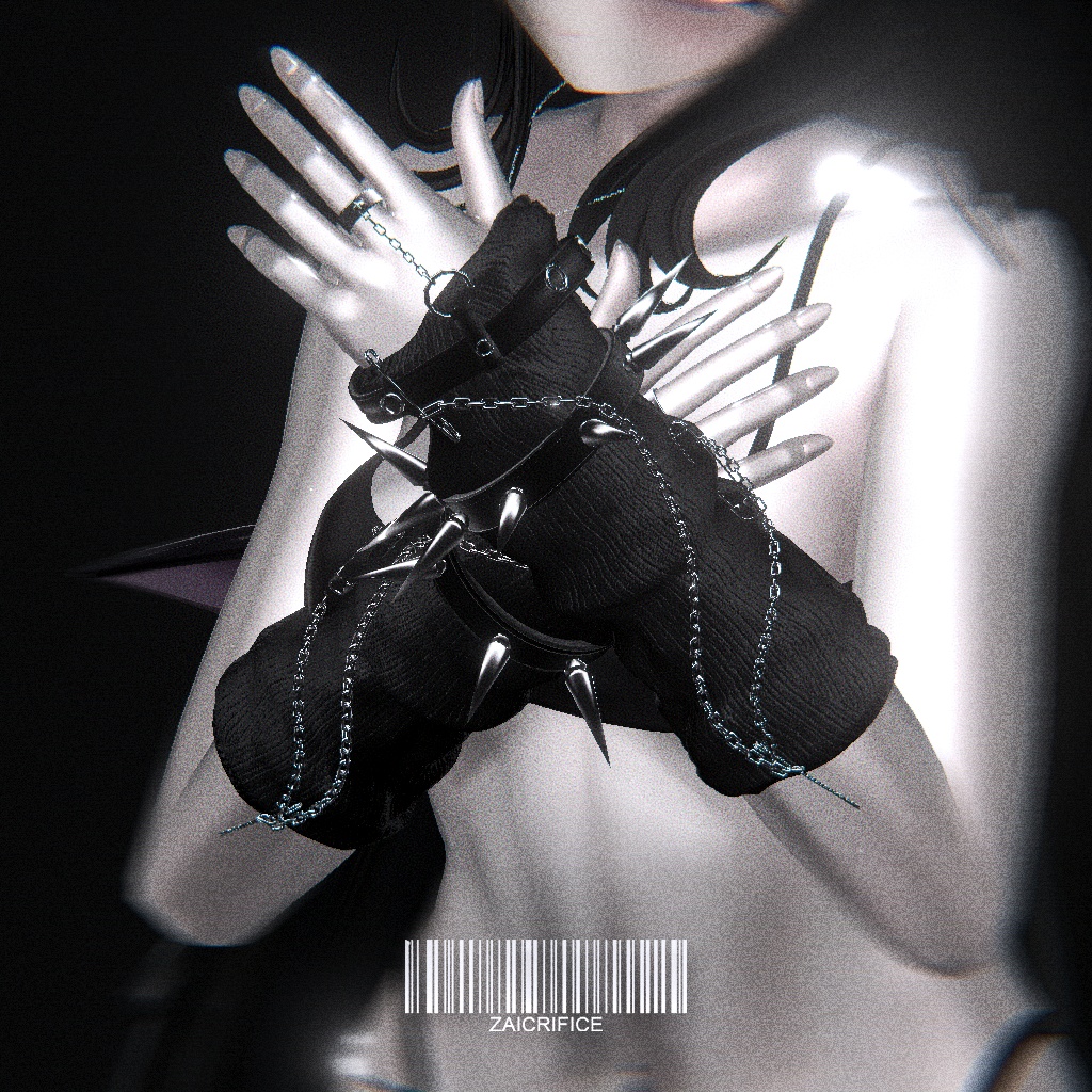 「8アバター対応」 Striped Arm Warmers