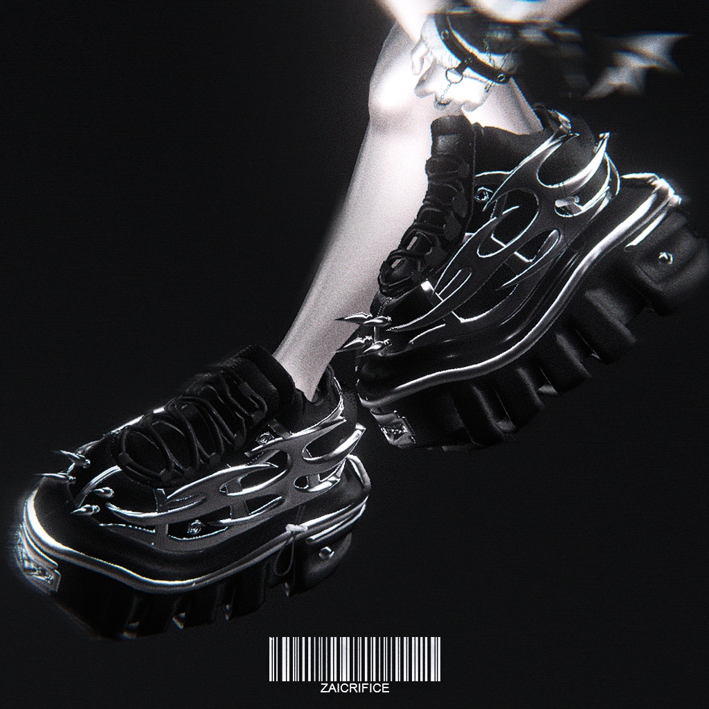 「8アバター対応」 Leg Warmers & Platform Shoes