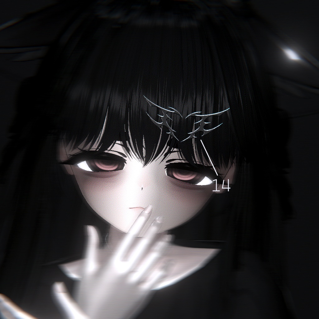 「複数アバター対応」Tribal Hairpins