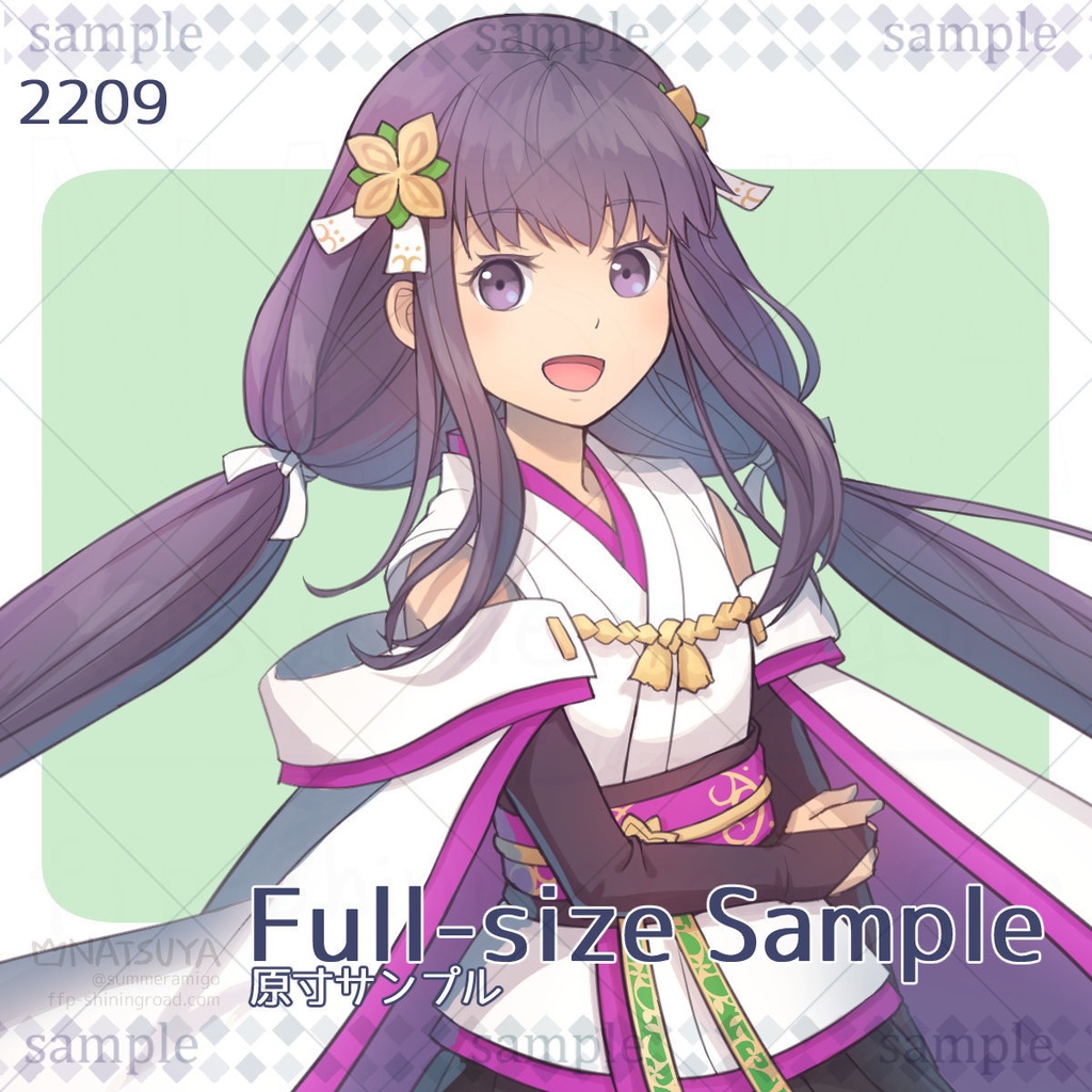 【立ち絵】2209【表情6種】イメージ:少女、巫女、陰陽師、姫