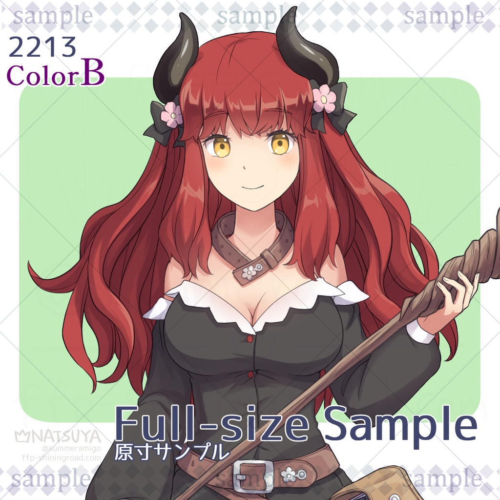 【立ち絵】2213 colorA/B【表情6種】イメージ:女性、冒険者、獣人、竜