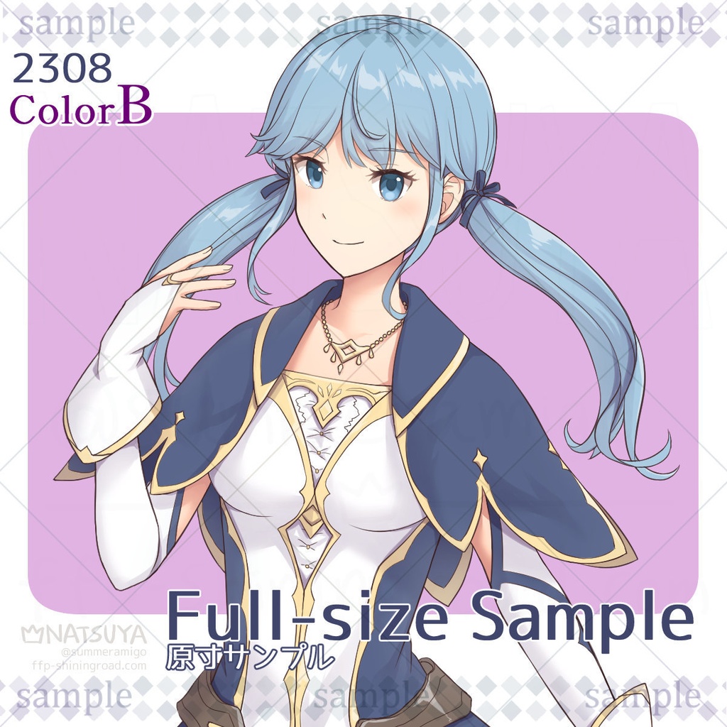 【立ち絵】2308 colorA/B【表情6種】イメージ:女性、ファンタジー、剣士、魔法使い