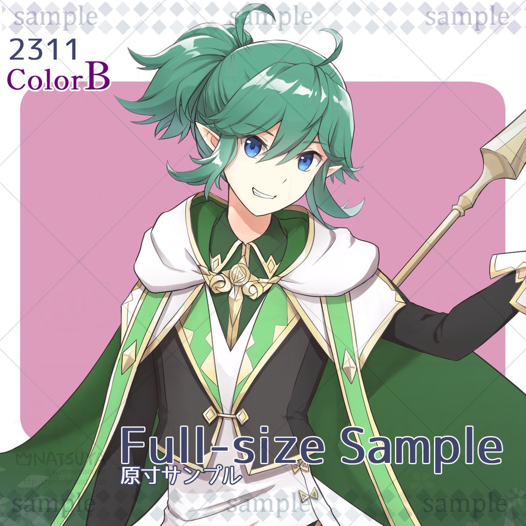 【立ち絵】2311 colorA/B【表情6種】イメージ:少年、エルフ、魔法使い、戦士