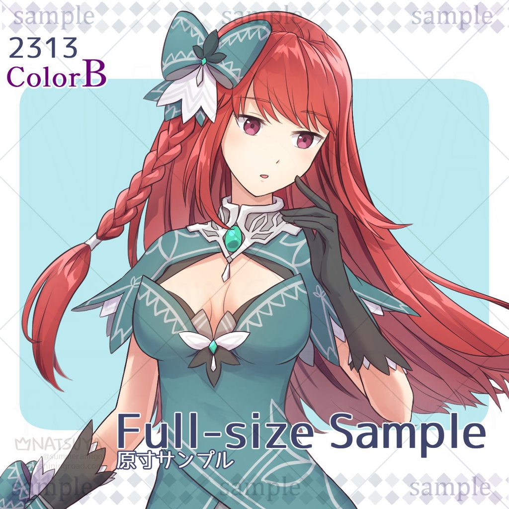 【立ち絵】2313 colorA/B【表情6種】イメージ:女性、王女、お嬢様、ファンタジー