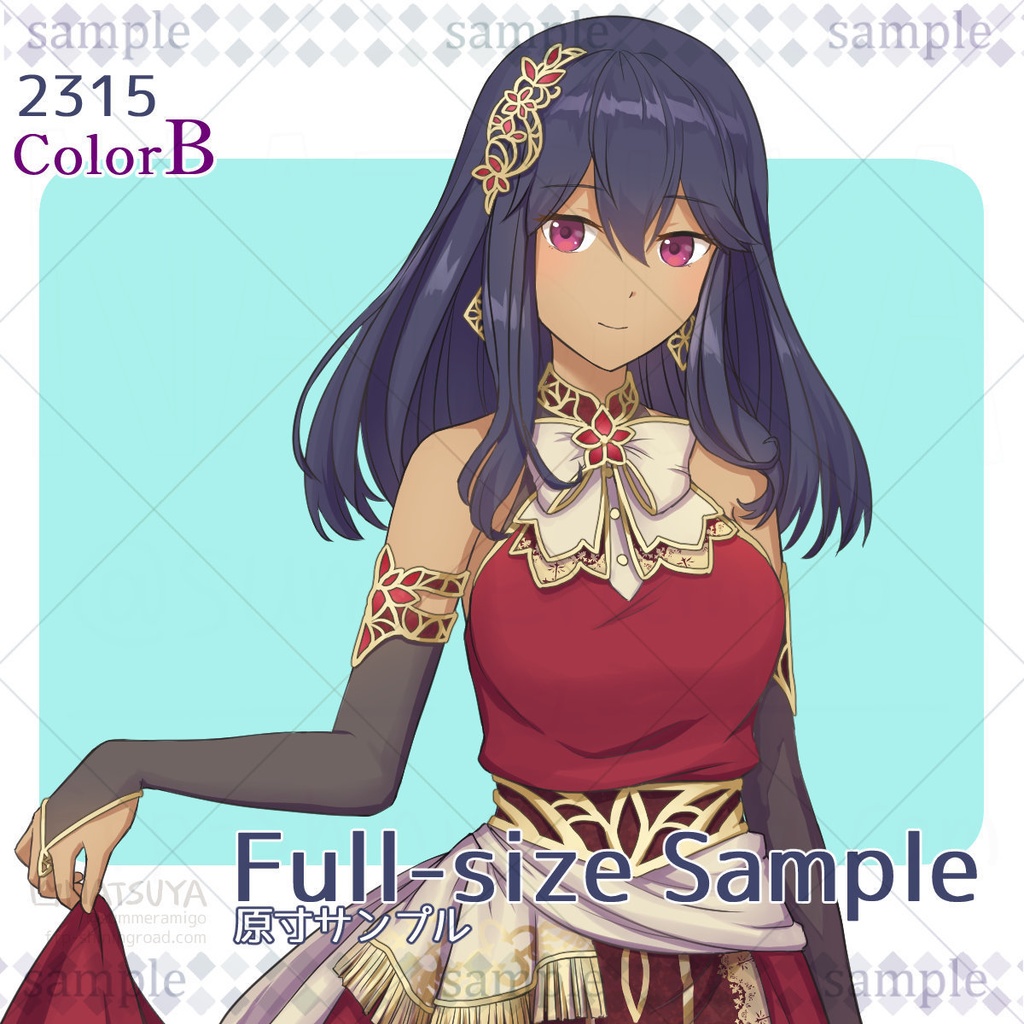 【立ち絵】2315 colorA/B【表情6種】イメージ:女性、ファンタジー、お嬢様、王女