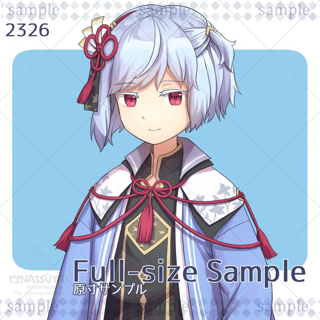 【立ち絵】2326【表情6種】イメージ:少年、中性的、呪術師、神職