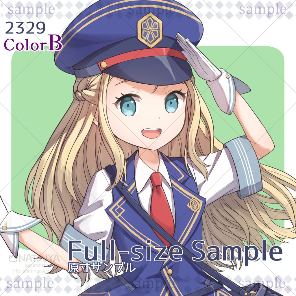【立ち絵】2329 colorA/B【表情6種】イメージ:女の子、子ども、係員、駅員