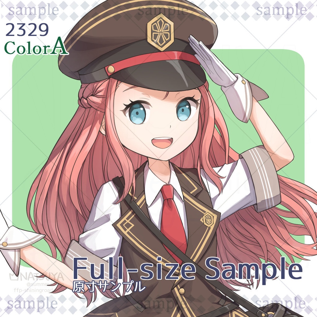 【立ち絵】2329 colorA/B【表情6種】イメージ:女の子、子ども、係員、駅員