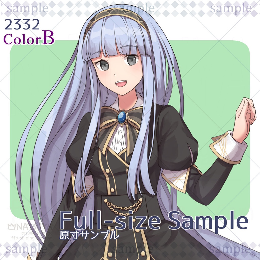 【立ち絵】2332 colorA/B【表情6種】イメージ:女性、学生、魔法使い、お嬢様