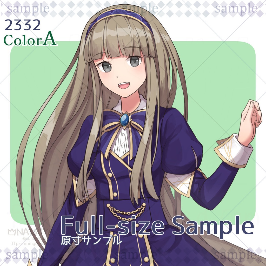【立ち絵】2332 colorA/B【表情6種】イメージ:女性、学生、魔法使い、お嬢様