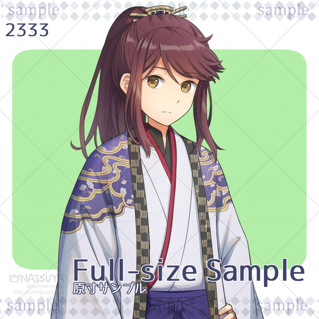 【立ち絵】2333【表情6種】イメージ:少年、役人、侍、町奉行