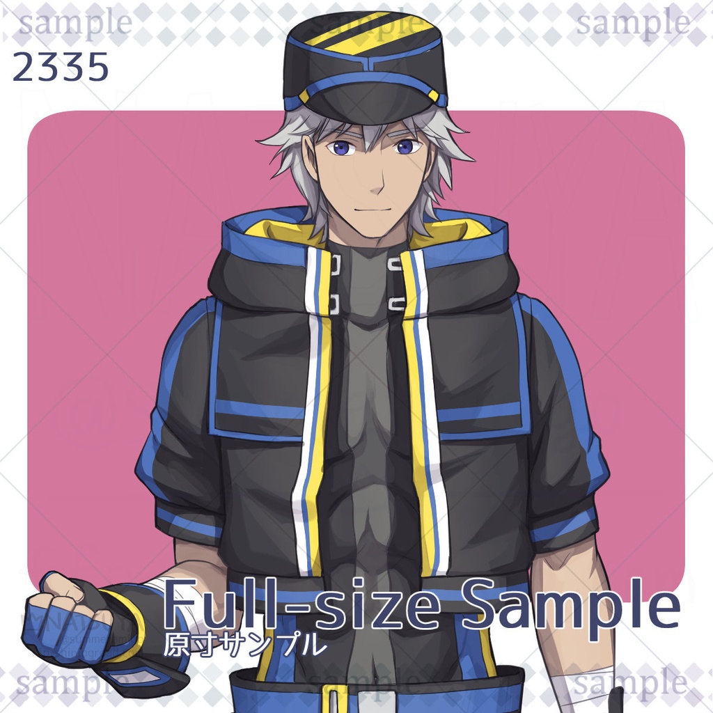 【立ち絵】2335【表情6種】イメージ:男性、近未来、トレーナー、職員