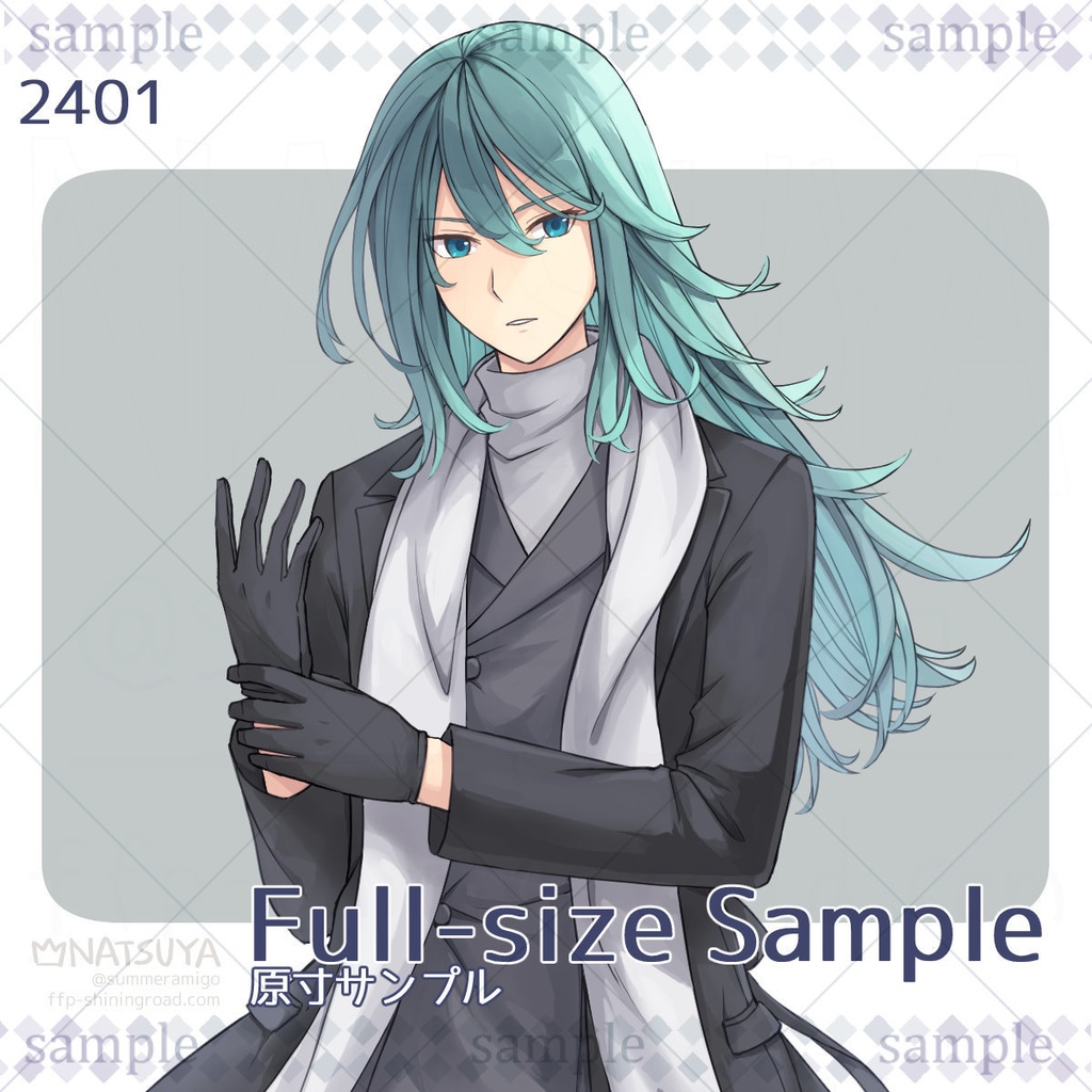 【立ち絵】2401【表情6種】イメージ:男性、中性的、現代、カジュアル