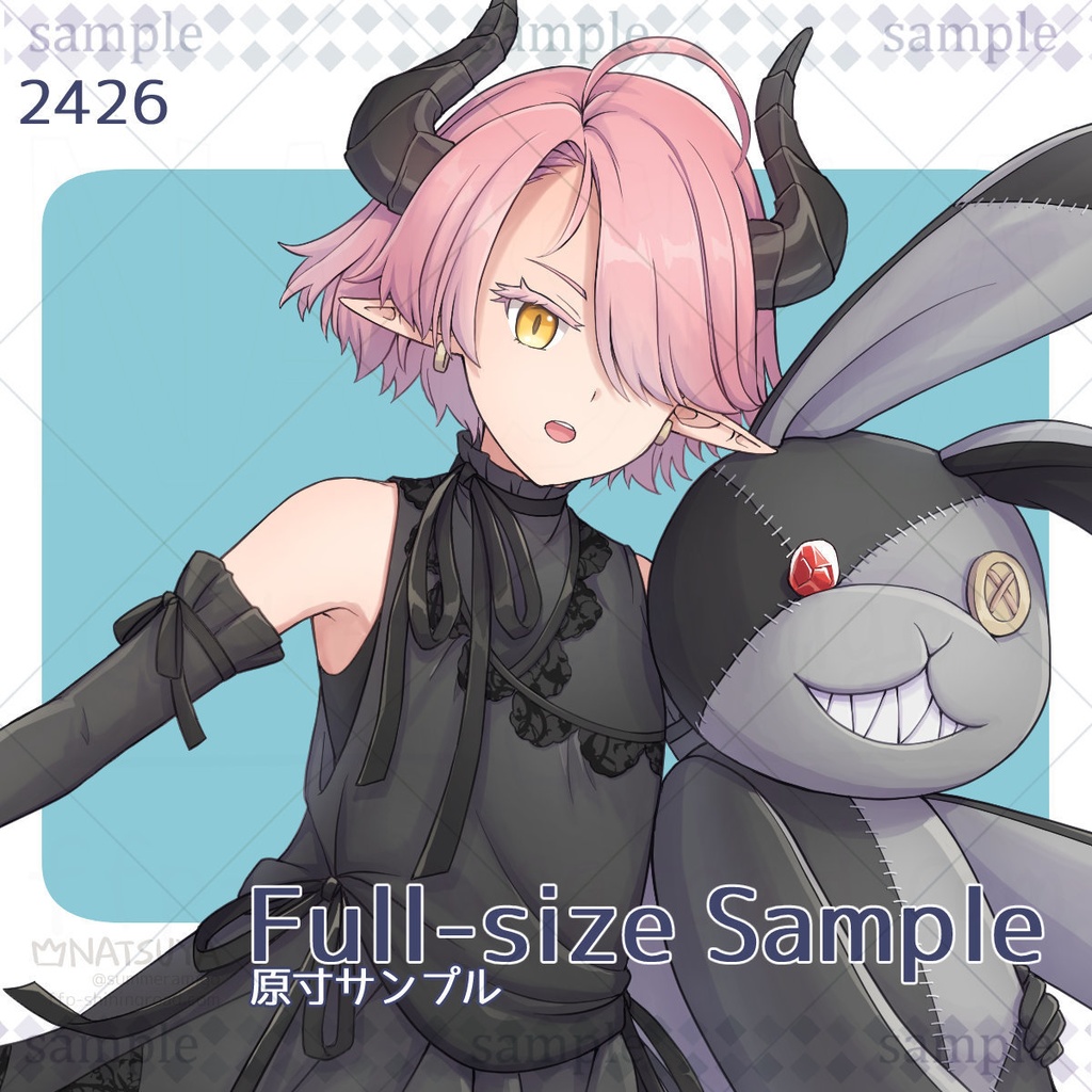 【立ち絵】2426【表情6種】イメージ:女の子、ヴィラン、悪魔、魔族