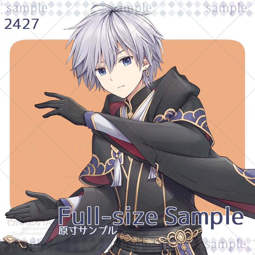 【立ち絵】2427【表情6種】イメージ:少年、剣士、術師、忍者