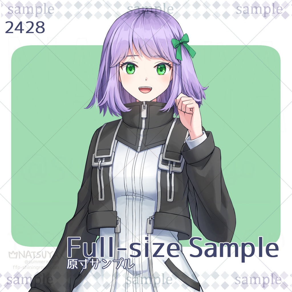 【立ち絵】2428【表情6種】イメージ:女の子、学生、オペレーター、近未来