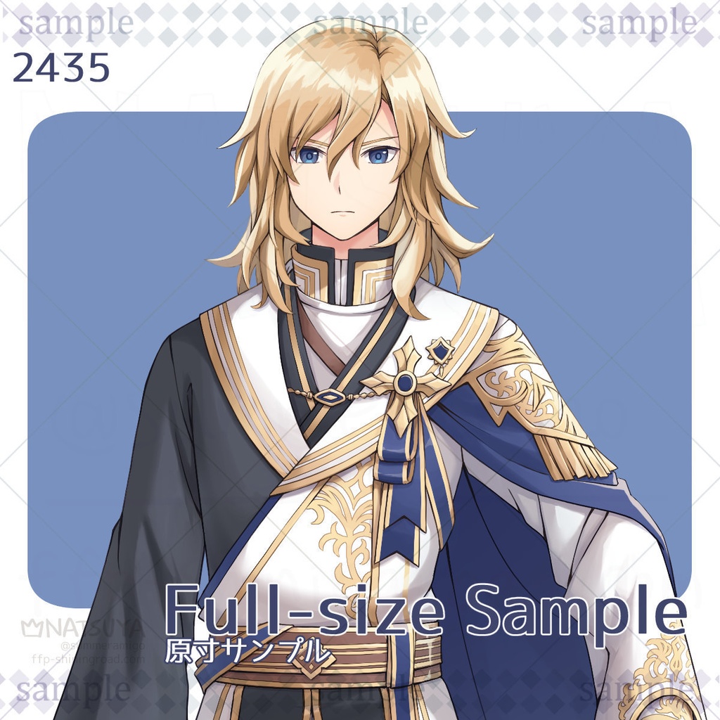 【立ち絵】2435【表情6種】イメージ:男性、騎士、魔法使い、聖職者