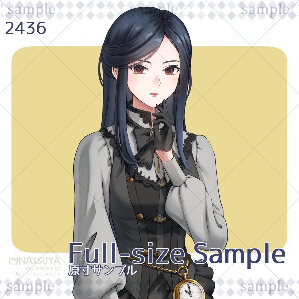 【立ち絵】2436【表情6種】イメージ:女性、探偵、スチームパンク、ゴシック