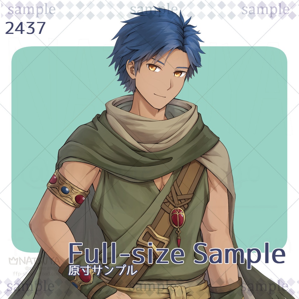 【立ち絵】2437【表情6種】イメージ:男性、冒険者、盗賊、商人