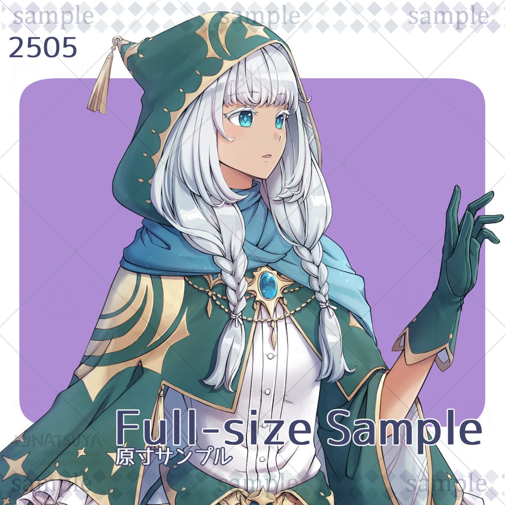 【立ち絵】2505【表情6種】イメージ:女性、魔法使い、召喚士、占い師