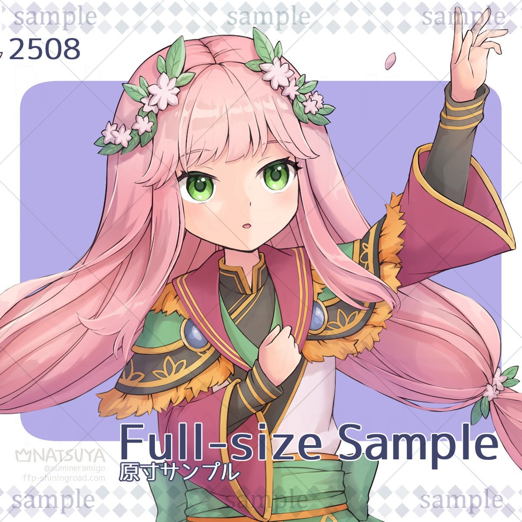 【立ち絵】2508【表情6種】イメージ:女の子、巫女、術師、妖精