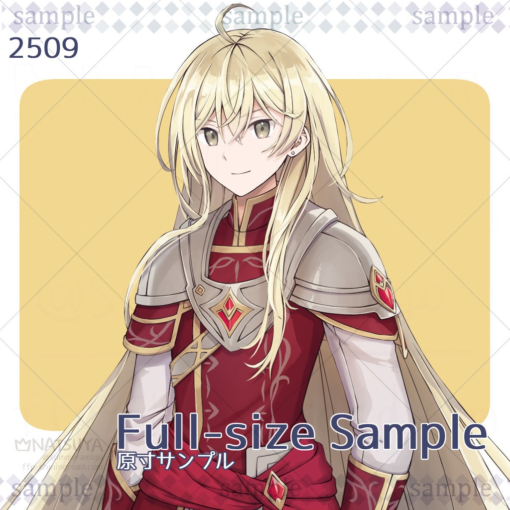 【立ち絵】2509【表情6種】イメージ:少年、中性的、騎士、王子
