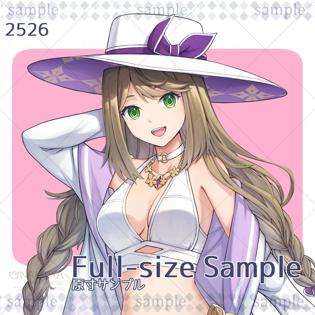 【立ち絵】2526【表情6種】イメージ:女性、現代、水着、リゾート